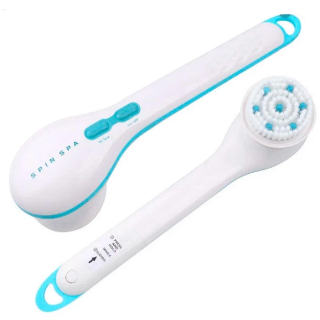 Массажная щетка для тела электрическая, щетка массажная электрическая Spin Spa Brush - изображение 3