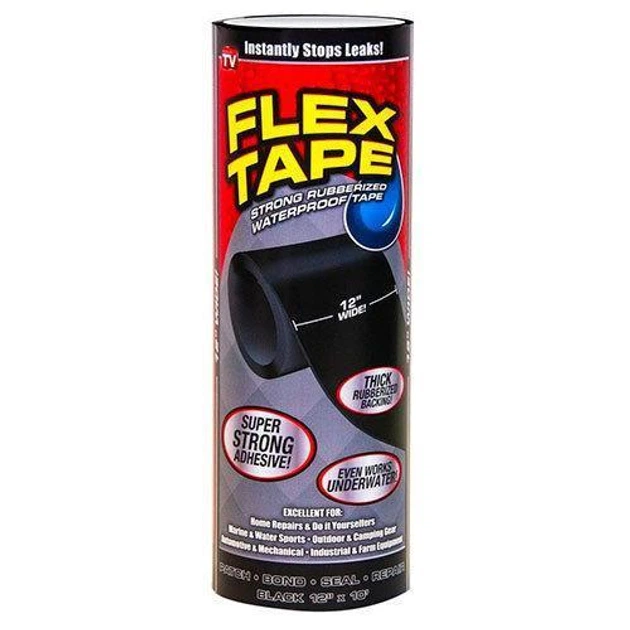 Клейкая лента, крепкая на разрыв Flex Tape 10 х 150 см - изображение 5