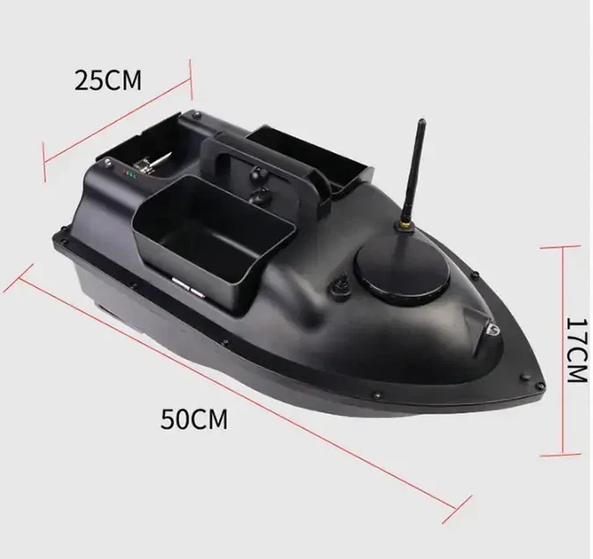 Кораблик для рыбалки Flytec V010 с GPS, 40 точек, 3 бункера Аккумулятор 12000mAh - изображение 7