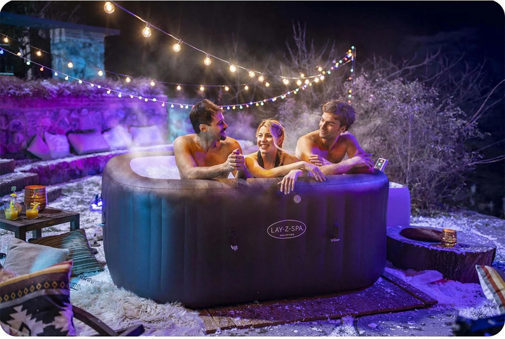Jacuzzi dmuchane Bestway 201 x 151 x 80 cm 7-osobowe 6001U Lay-Z Maldives Pro (6941607370070) - obraz 4