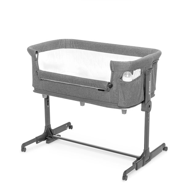 Дорожнє ліжечко Kidnort Snäckskal сіре (DD-100137) (5902983625599) - зображення 6