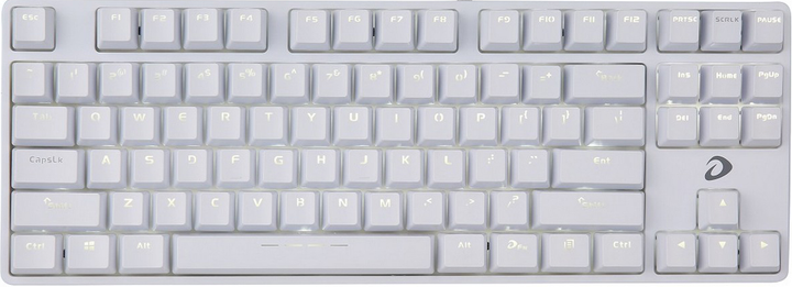 Клавіатура дротова Dareu EK87 Red Switch USB White (6950589903299) - зображення 2