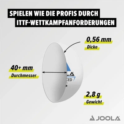 М'ячик для настільного теніса Joola Outdoor ball 6 шт (42181) (930962) - зображення 3