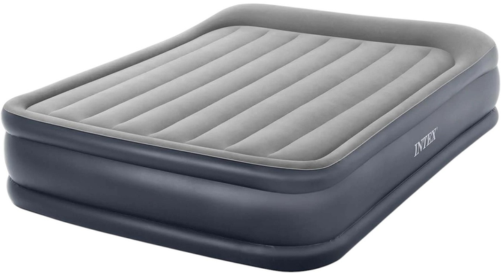 Materac dmuchany Intex 203 x 152 x 42 cm z wbudowaną pompką elektryczną 64136ND (6941057422886) - obraz 2