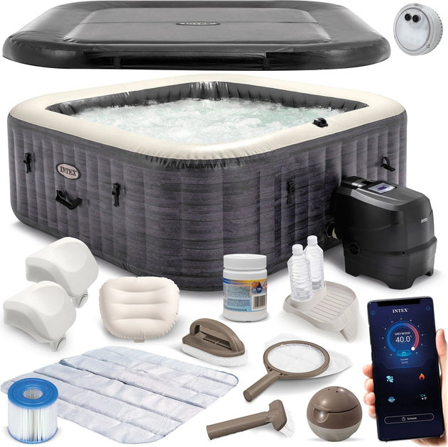Jacuzzi dmuchane Intex 196 x 71 cm 6-osobowe 28452 (5903890630867) - obraz 2