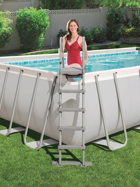 Drabinka do basenu Bestway 132 cm 58332 (6942138918168) - obraz 6