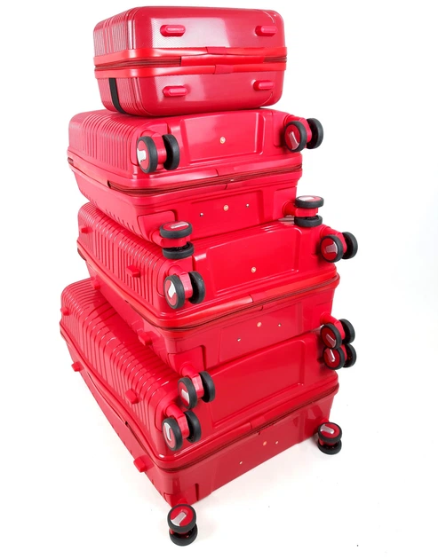 Чемодан Большой Средний Маленький и кейс набор 4в1 Комплект