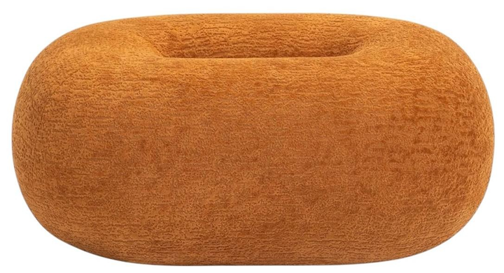 Пуф HOMLA LUNCTA 82 x 52 x 34 см Гірчичний 743764 (5906496743764) - зображення 2