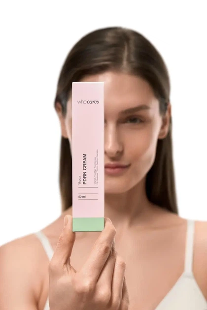 Увлажняющий крем для лица WhoCares Vegan PDRN Cream с веганскими полинуклеотидами 50 мл (4820268260246) - Фото 3 Увлажняющий крем для лица WhoCares Vegan PDRN Cream с веганскими полинуклеотидами 50 мл (4820268260246) - изображение 3