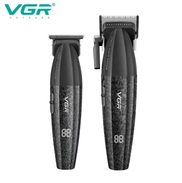 Профессиональный беспроводной набор VGR V-640 для стрижки с аккумуляторной машинкой и триммером 9566 - Фото 3 Профессиональный беспроводной набор VGR V-640 для стрижки с аккумуляторной машинкой и триммером 9566 - изображение 3