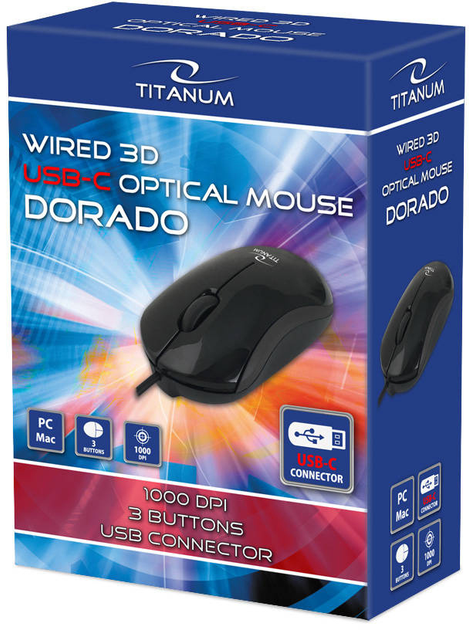 Mysz Esperanza TM125K Titanium USB Black (5901299946701) - obraz 2