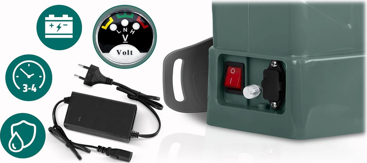 Обприскувач акумуляторний Plonos PL-602 Green (5903890626723) - зображення 4
