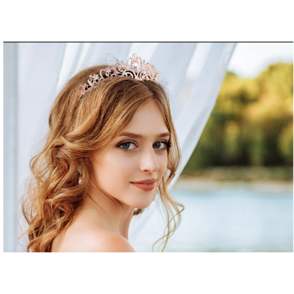 Корона-діадема з гребінцем для волосся Styduo dekory (5375) - изображение 3