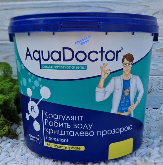 Коагулянт у гранулах AquaDoctor 1 кг для усунення мутності води (IND-FL-1) - зображення 2