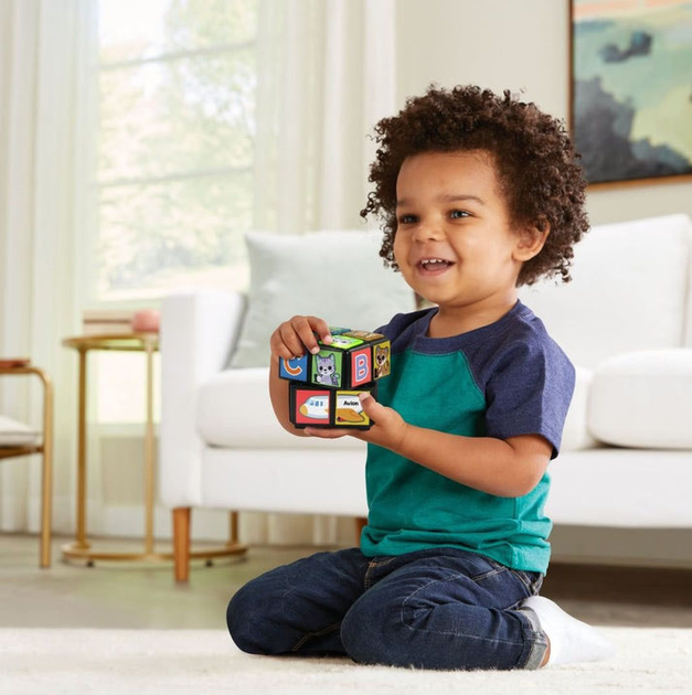 Układanka z zabawkam VTech Twist & Teach Animal Cube 950-558432 (3417765584329) - obraz 2