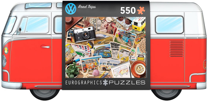 Puzzle Eurographics Road Trip in VW Bus 550 elementów (0628136655767) - obraz 2