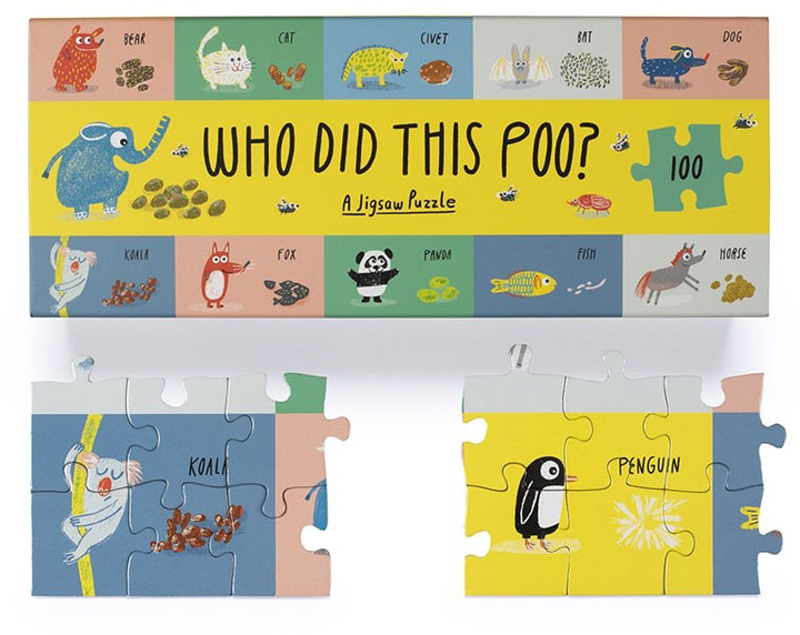 Puzzle Goliath Who Did This Poo? 100 elementów HAC7929 (9781786279293) - obraz 6
