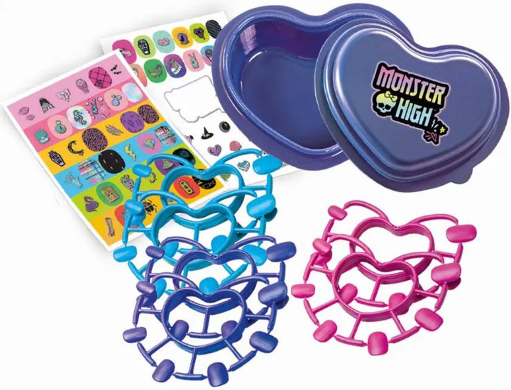 Штучні нігті дитячі Clementoni Monster High Clawsome I-18799 (8005125187997) - зображення 3