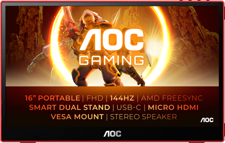 Монитор 15.6" AOC 16G3 - изображение 1