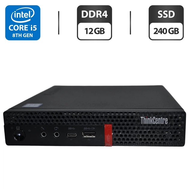 Неттоп Lenovo ThinkCentre M720q Tiny USFF / Intel Core i5-8400T (6