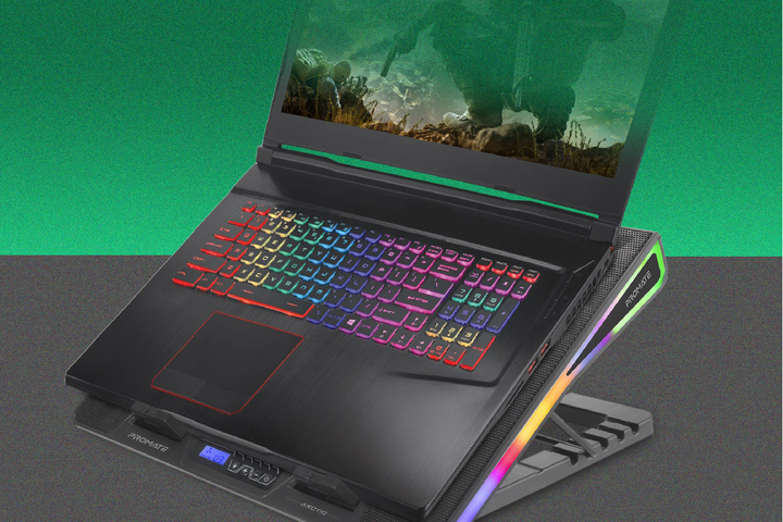 Podstawka chłodząca do laptopa Vertux RGB Arctic Black (CPDARCTIC) - obraz 5