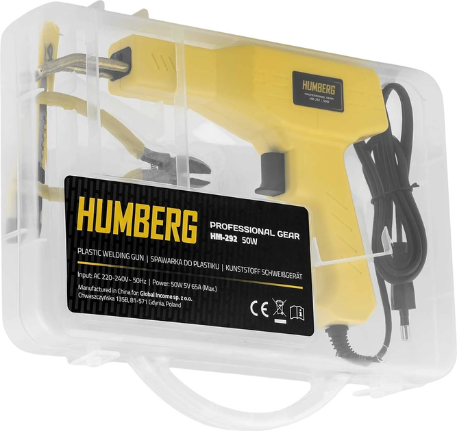Зварювальний апарат для пластику Humberg HM-292 50 Вт (5903890622435) - зображення 7