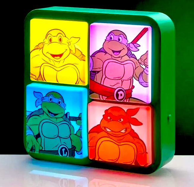 Lampka Numskull Official Wojownicze Żółwie Ninja 3D NS3574 (5056280449171) - obraz 2