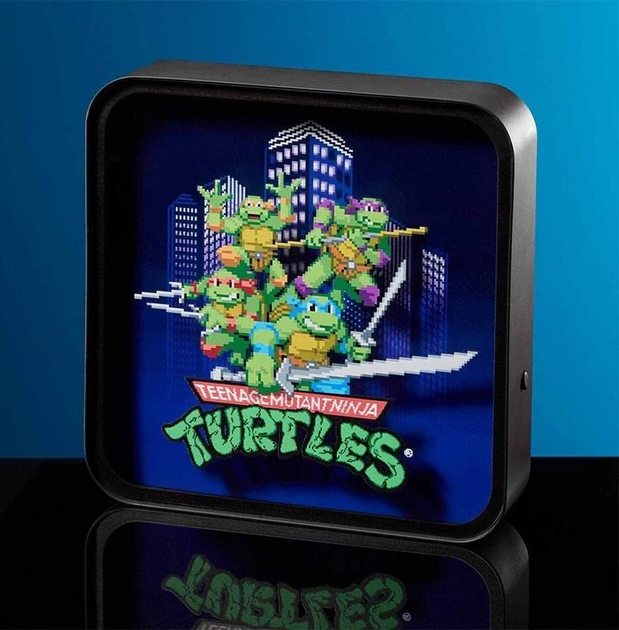Lampka Wojownicze Żółwie Ninja 3D NS4309 (5056280453123) - obraz 3