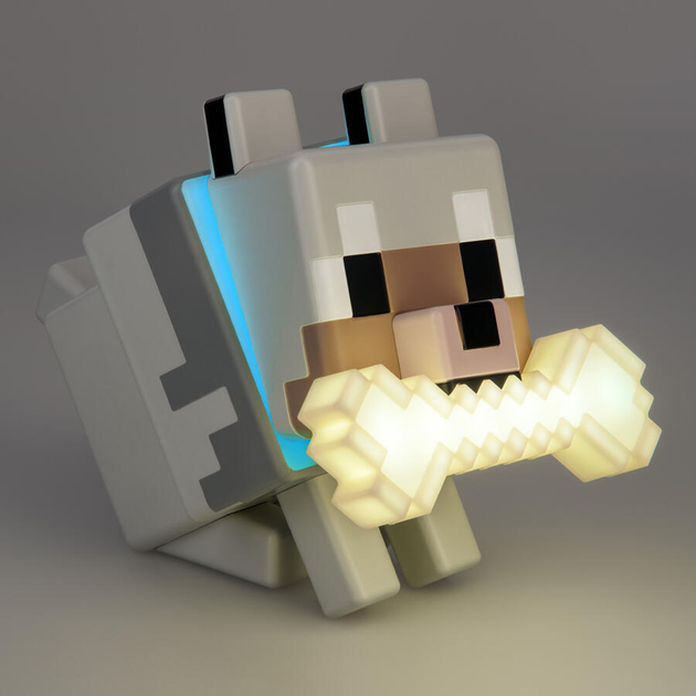 Лампа Paladone Minecraft GloBuddies Wolf PP14761MCF (5056577758337) - зображення 5