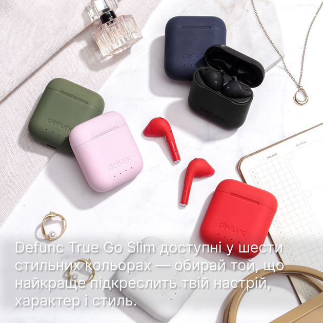 Наушники Defunc True Go Slim TWS White (D4212) - изображение 8