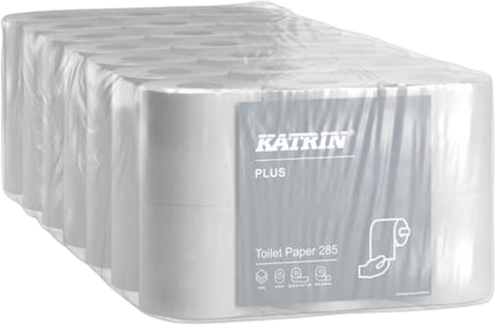 Набір туалетного паперу Katrin Plus тришаровий 42 шт (ZES6414301038411) - зображення 2