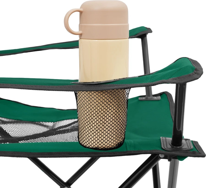 Крісло туристичне Nils Camp NC3302 Green-Black (5908261680861) - зображення 3