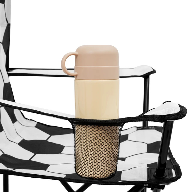 Крісло туристичне Nils Camp NC3303 White-Black (5908261680878) - зображення 3