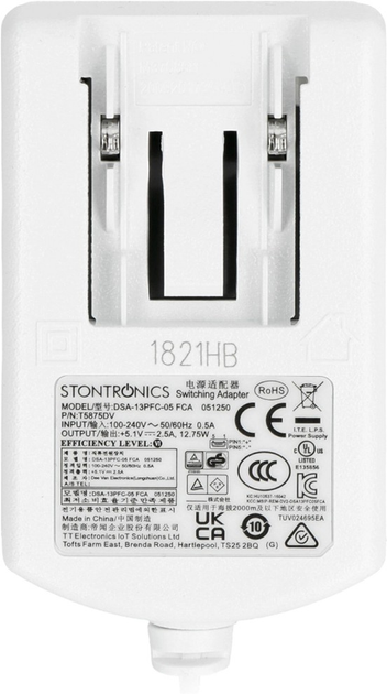 Zasilacz do minikomputera Raspberry Pi 13W EU/UK/US/AU White (T5875DV-W) - obraz 5