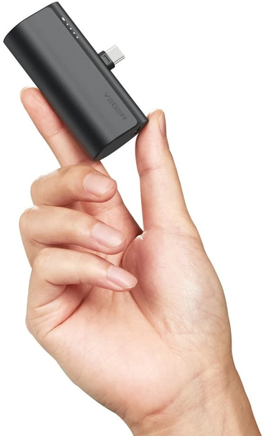 УМБ Veger PlugOn Lightning 5000 mAh 20 W Black (6970453555058) - зображення 2