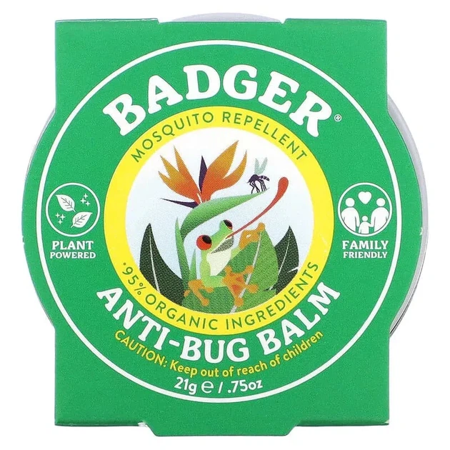 Бальзам від комах цитронелла і розмарин Badger Company (Anti-Bug) 21 г - зображення 2