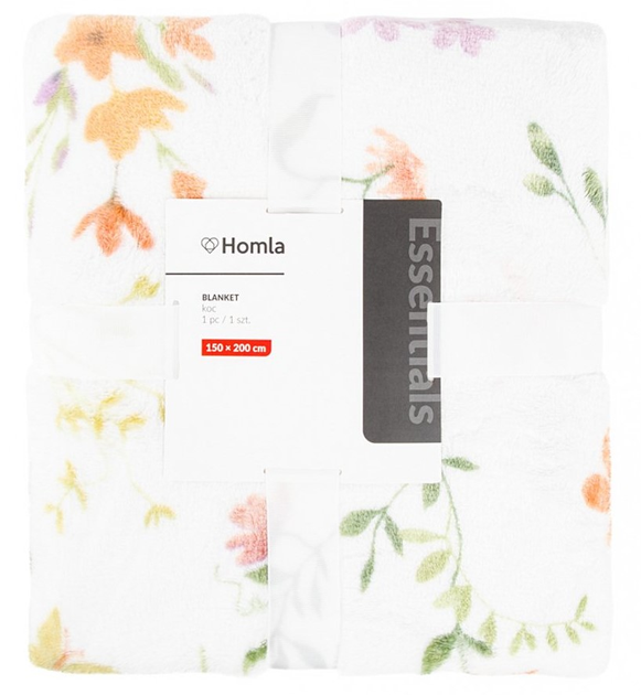 Ковдра Homla B2 Blumen Essentials у квітковий візерунок 150 x 200 см (5906496733840) - зображення 2