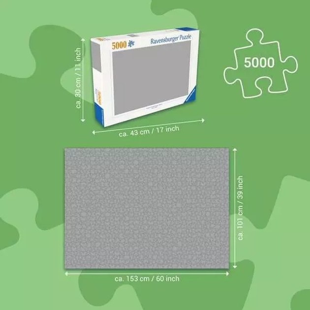Puzzle 2D Ravensburger Grzyby 5000 elementów 12001421 (4005555014218) - obraz 2