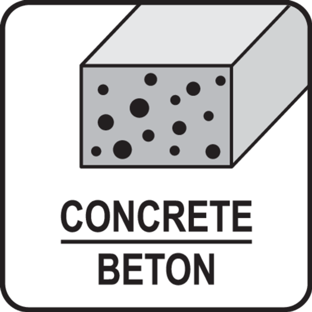 Wiertło koronowe do betonu YATO 82 x 280 mm z prowadnicą, uchwytem SDS+, monolityczne (YT-44034) - obraz 6