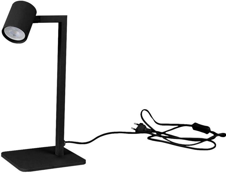 Lampa biurkowa Light Prestige Snow 1xGU10 Czarna (LP-731/1T BK) - obraz 2