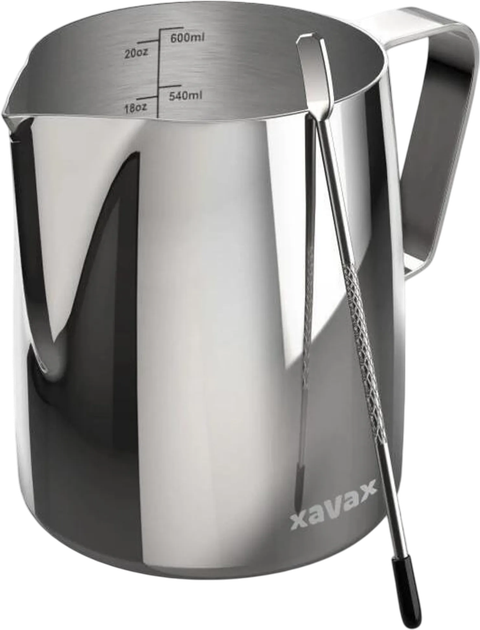 Dzbanek do mleka Xavax z mieszadłem 600 ml (4047443524362) - obraz 1