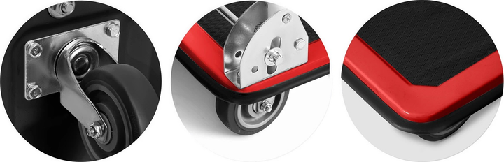 Транспортувальний візок Humberg HM-506 Black-Red (5903890624781) - зображення 7