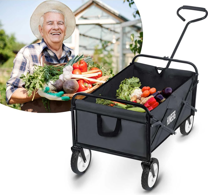 Wózek ogrodowy Humberg HM-511 składany 80 l (5903890618483) - obraz 11