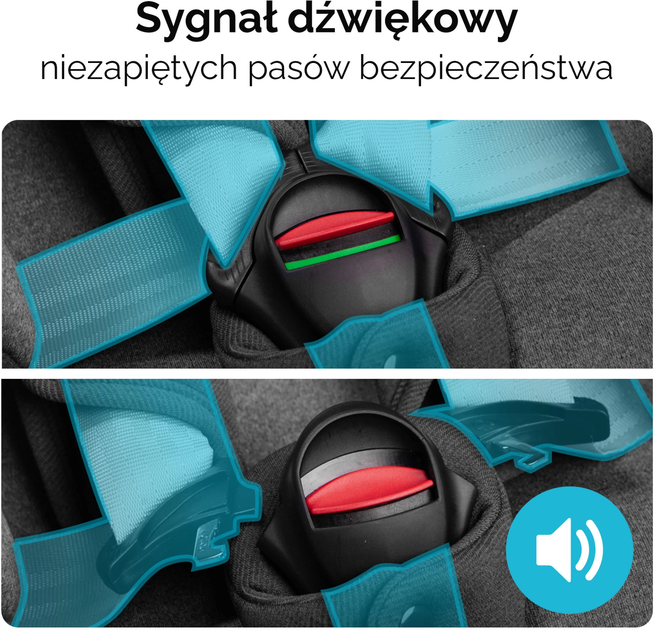 Автокрісло Kidnort Orn DK-080937 40-150 см блакитне (5902983624899) - зображення 8