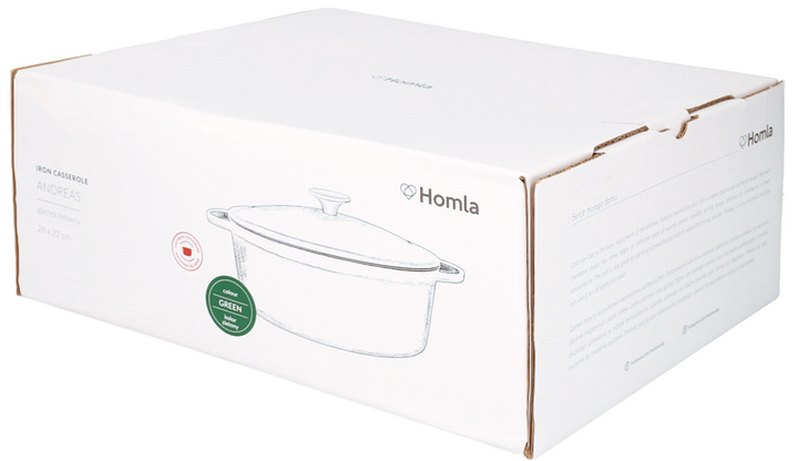 Garnek Homla Andreas żeliwny Zielony 3.5 l (5904183819129) - obraz 8