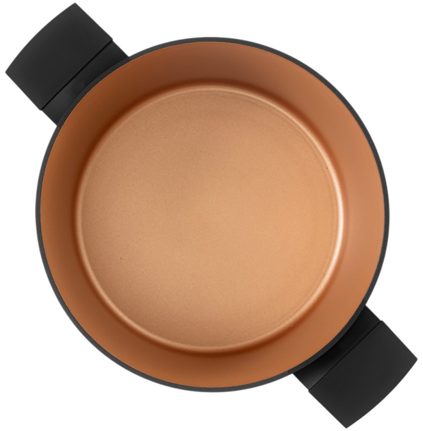 Garnek Homla Tristan z pokrywką Czarny 4.2 l (5904183845913) - obraz 3