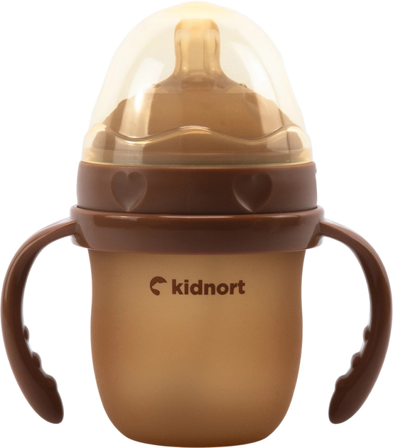 Butelka do karmienia Kidnort Eple 0+ m brązowa 150 ml (5902983634096) - obraz 1
