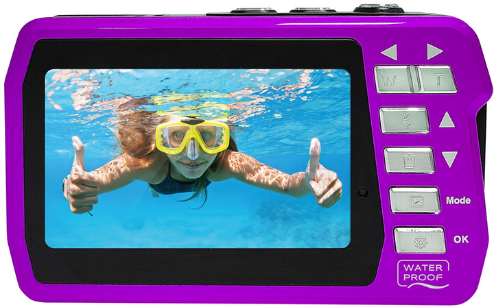 Фотоапарат EasyPix W3048 EDGE Purple (4260041686434) - зображення 2