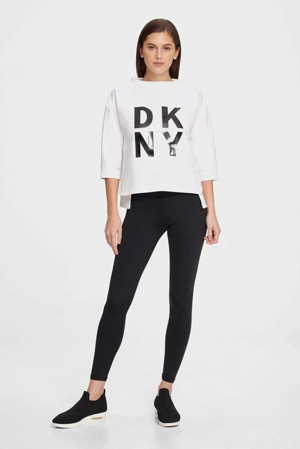Жіночий білий світшот DKNY XS DP9T7103 - Фото 2 Жіночий білий світшот DKNY XS DP9T7103 - изображение 2