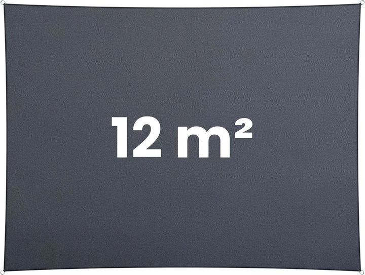 Тент сонцезахисний Plonos PL-885 3 x 4 м Grey (5903890629137) - зображення 5